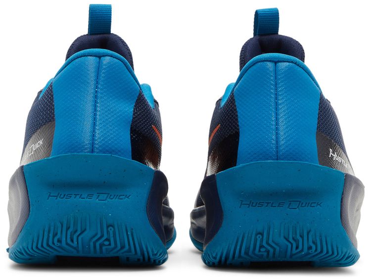 Nike Team Hustle Quick 3 GS Midnight Navy Orange