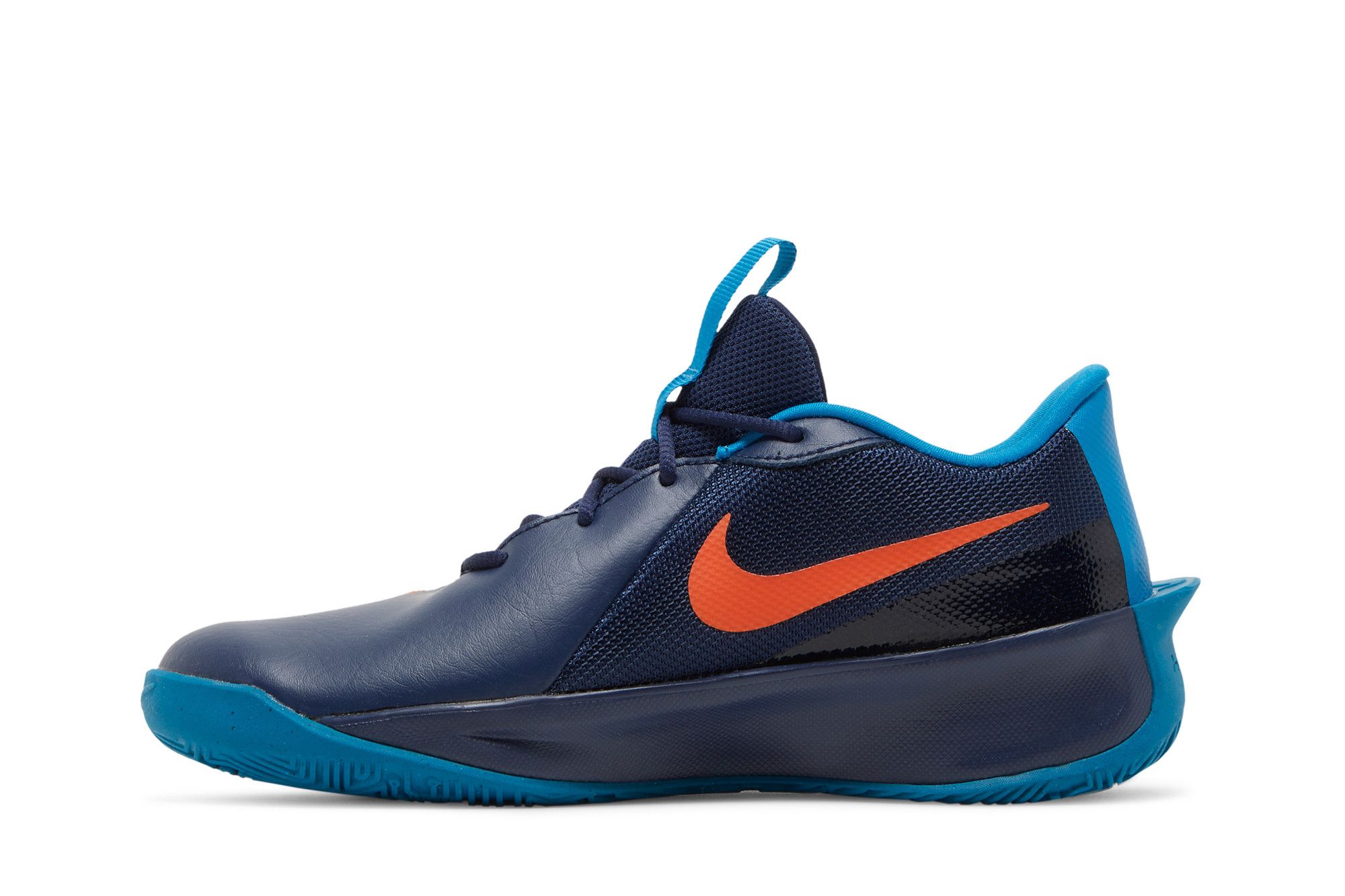 Buy Nike Team Hustle Quick 3 GS 'Midnight Navy Orange' - DA2781