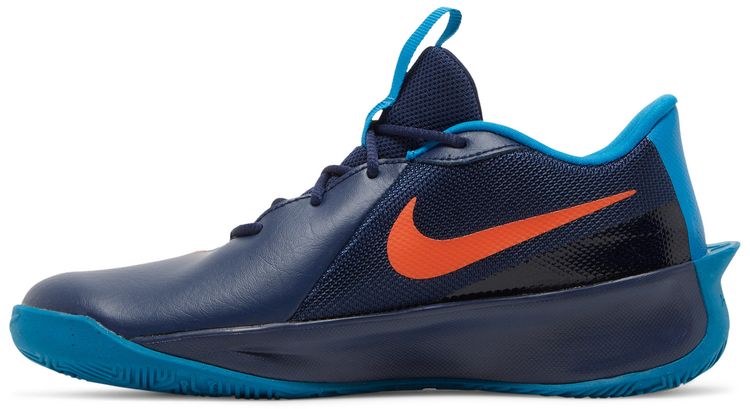 Nike Team Hustle Quick 3 GS Midnight Navy Orange