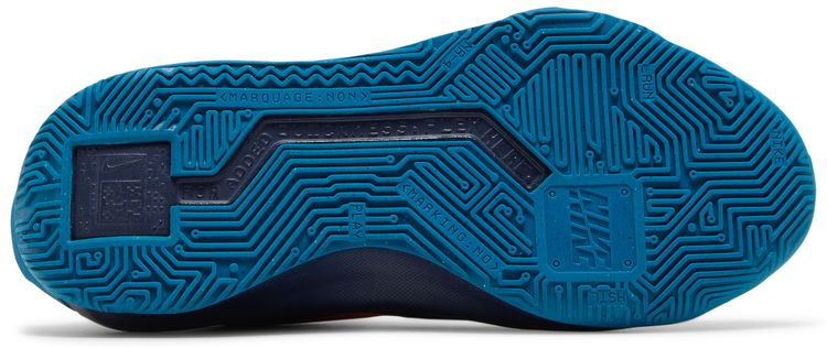 Nike Team Hustle Quick 3 GS Midnight Navy Orange