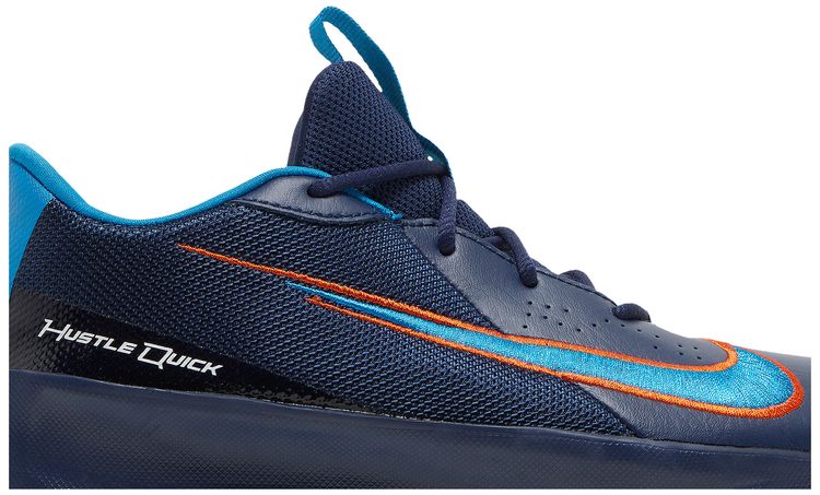 Nike Team Hustle Quick 3 GS Midnight Navy Orange