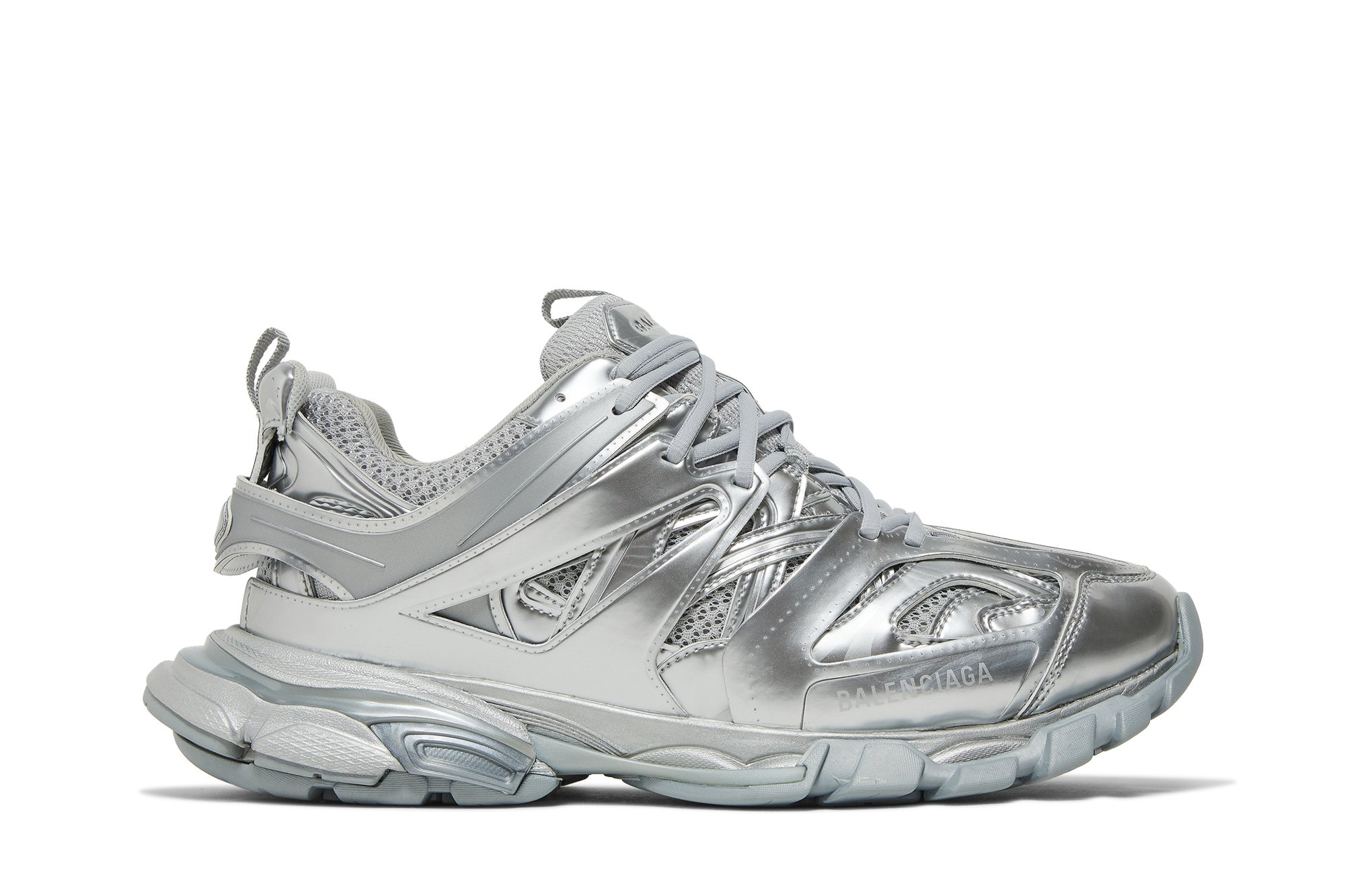 Balenciaga Triple S Sneaker Silver Metallic  END US