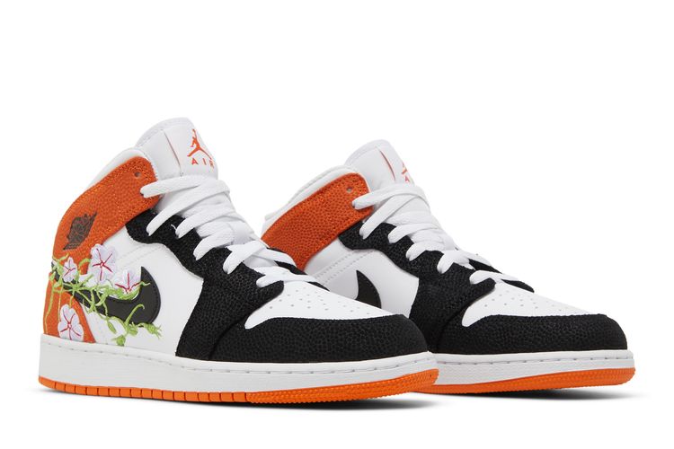 Achetez des Air Jordan Mid GS 'Floral' DQ8390 100 GOAT FR