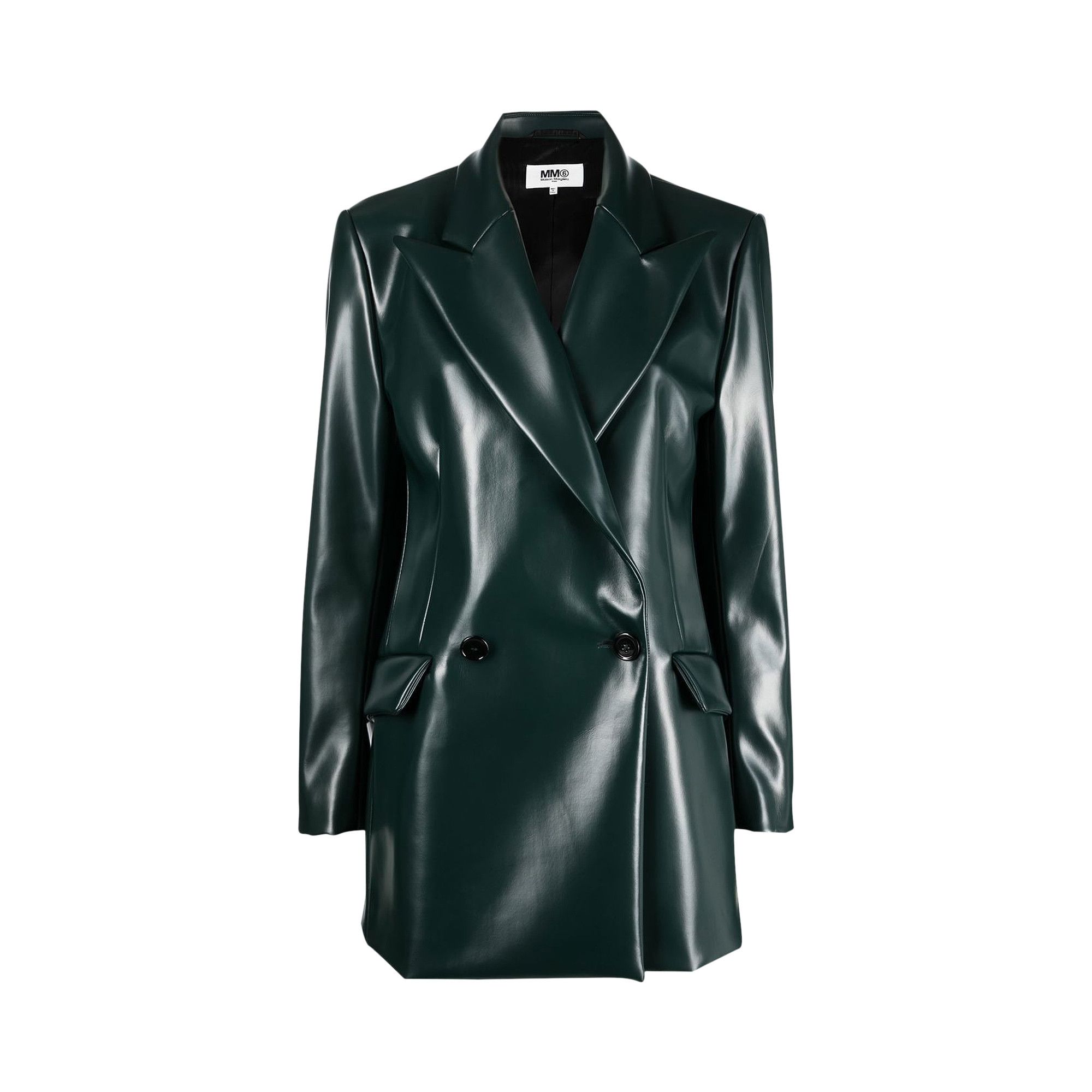 Buy MM6 Maison Margiela Blazer 'Petrol Green' - S62BN0068