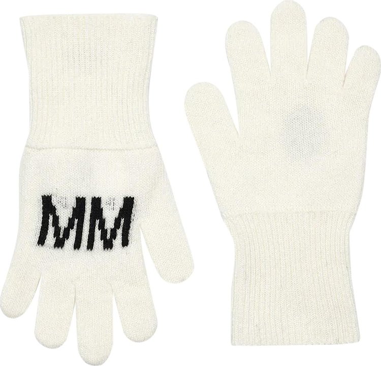 MM6 Maison Margiela Kids Gloves 'Off White'