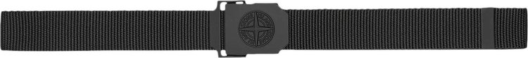 Stone Island Logo Belt 'Black'