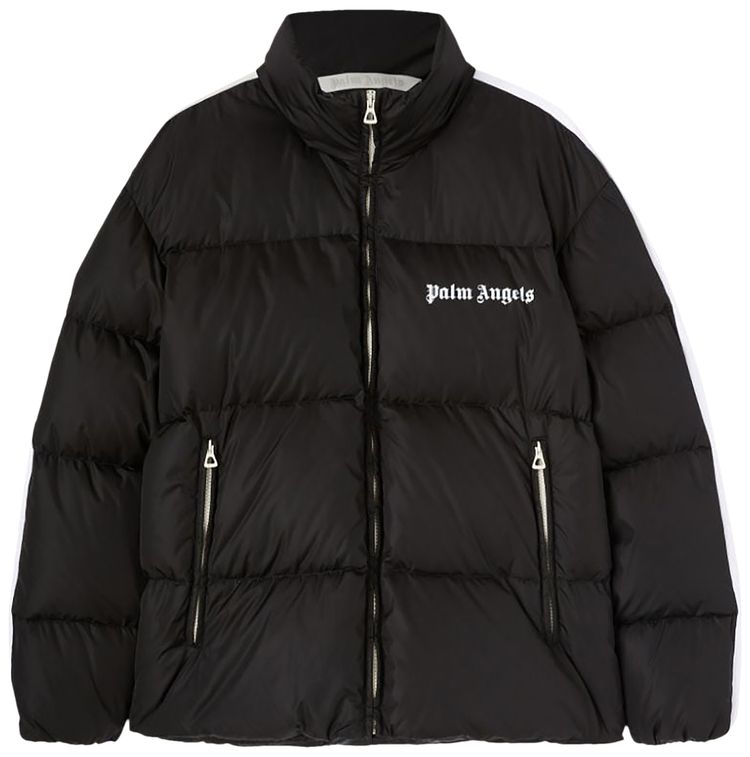 Palm Angels Track Down Jacket BlackWhite