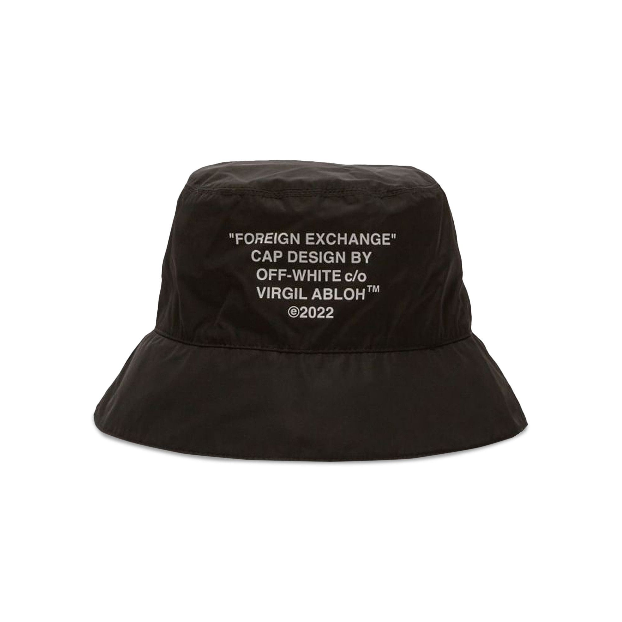 Buy Off-White Foreign Exchange Bucket Hat 'Black/White