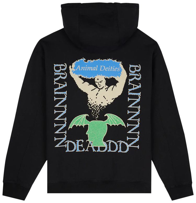 Brain Dead Animal Dieties Hoodie Black