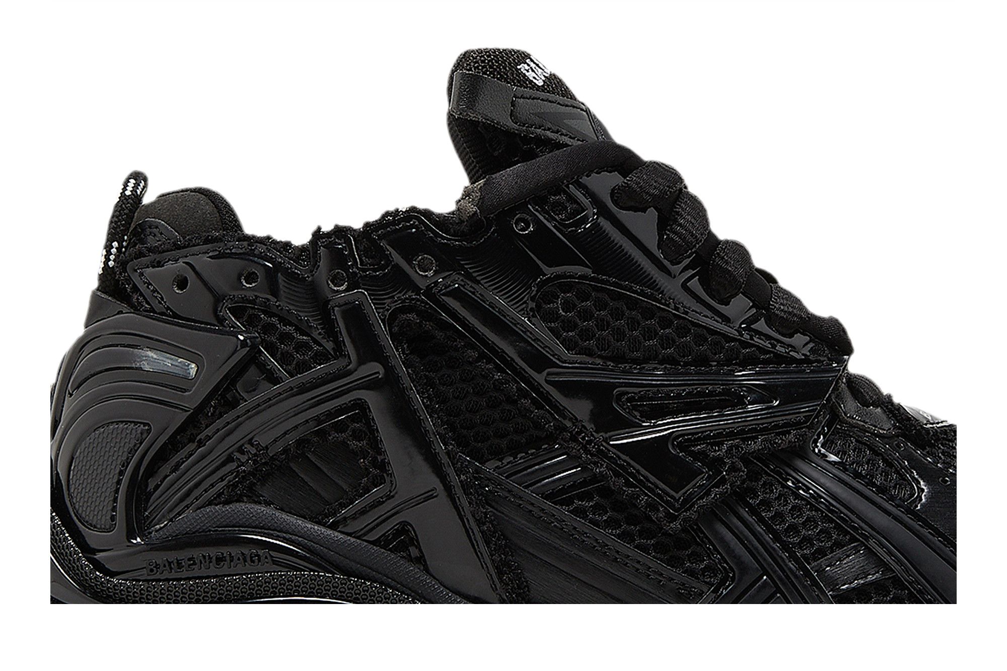 Full black balenciaga runners hotsell