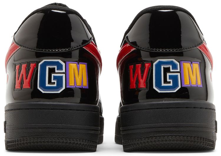 Bapesta Low M1 Shark Face   Black Red