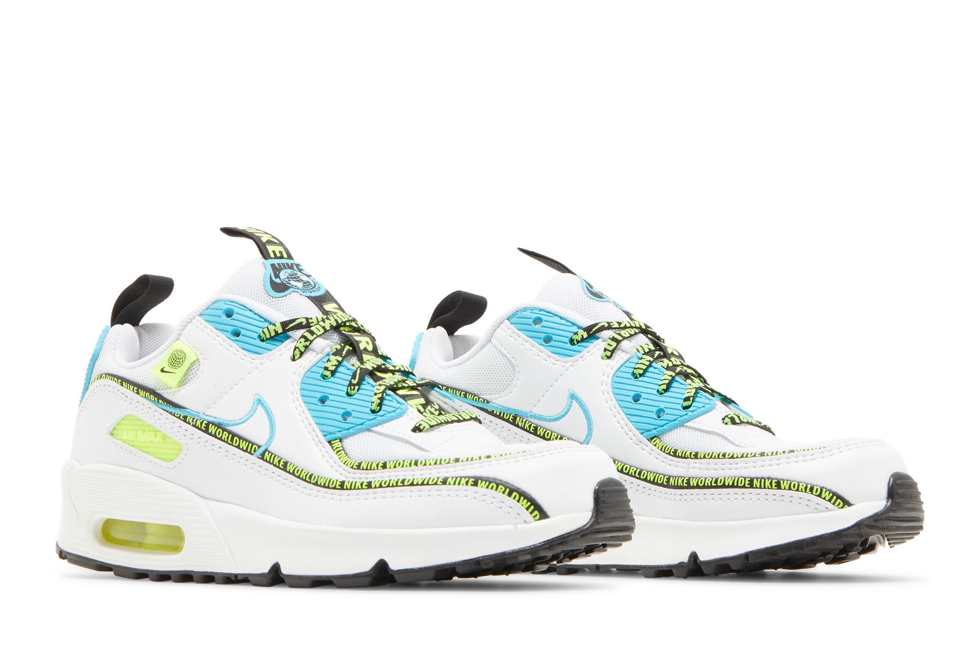 Buy Air Max 90 SE GS 'Worldwide Pack - Blue Fury Volt