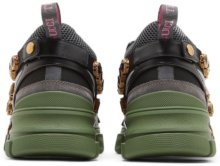 Gucci Flashtrek Green Crystals