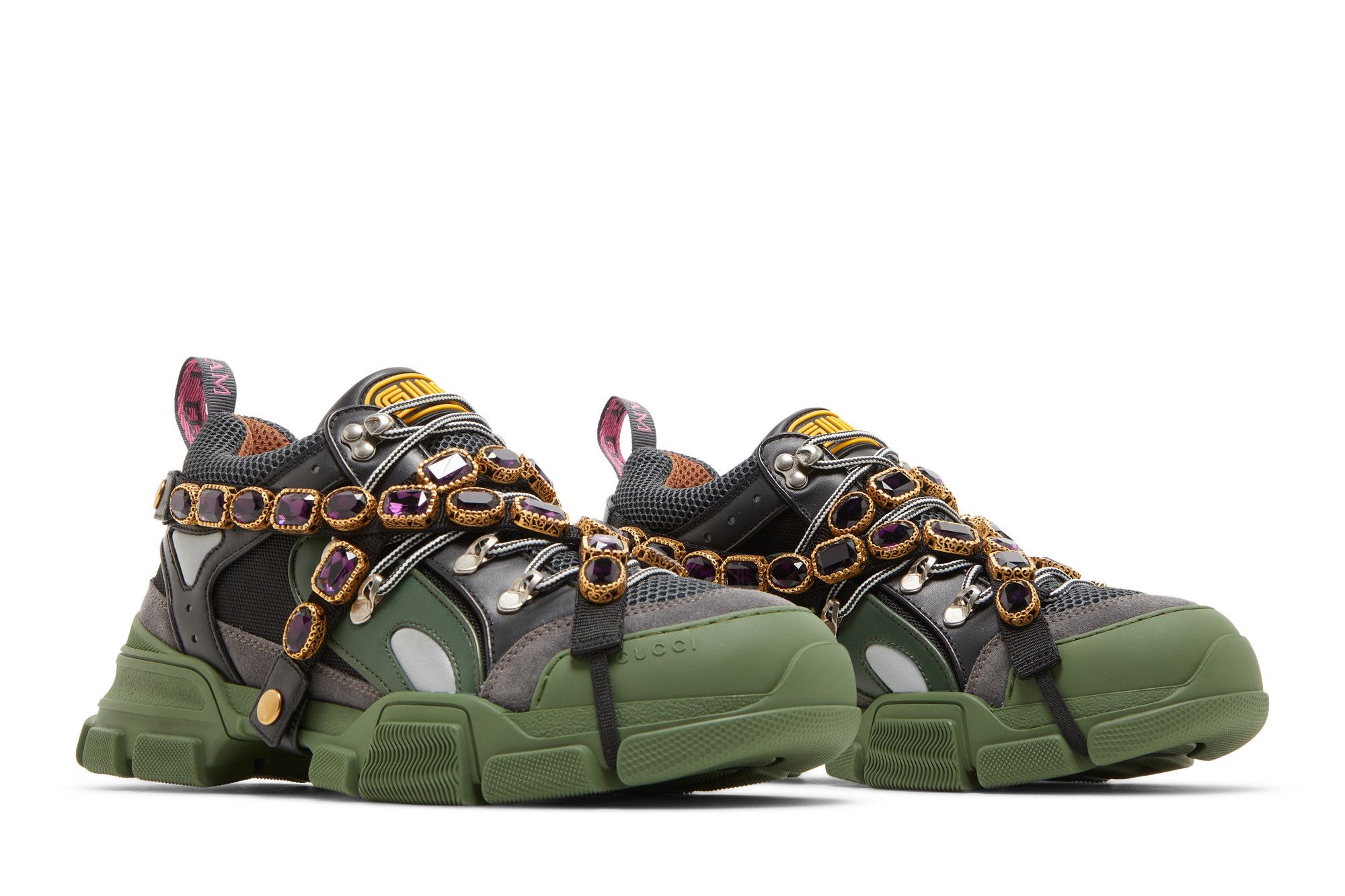 Gucci flashtrek sneakers green cheap