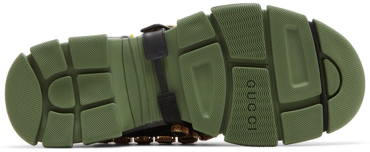 Gucci Flashtrek Green Crystals