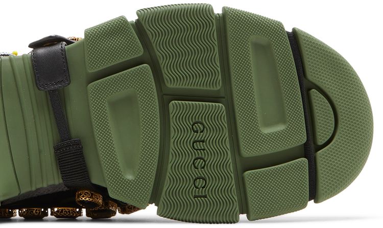 Gucci Flashtrek Green Crystals