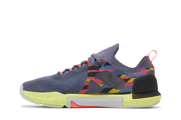 Under Armour TriBase Reign 4 Pro Amp Training Shoes Aurora Purple Yellow Ray 14 Under Armour Tribase Reign 4 Pro AMP 3025979-500 Sport Shoes  main image 3