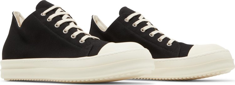 Rick Owens DRKSHDW Strobe Cotton Denim Low Black Milk