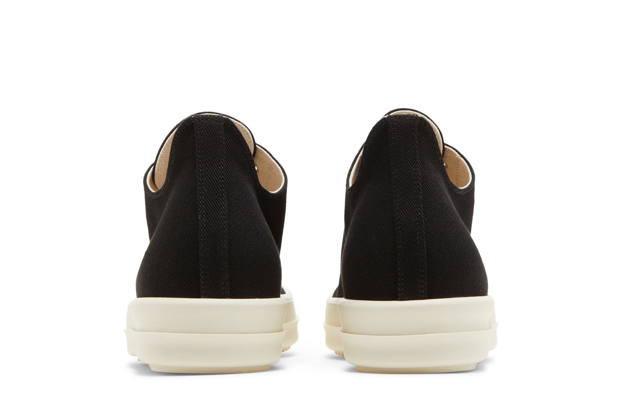 Buy Rick Owens DRKSHDW Strobe Cotton Denim Low 'Black Milk