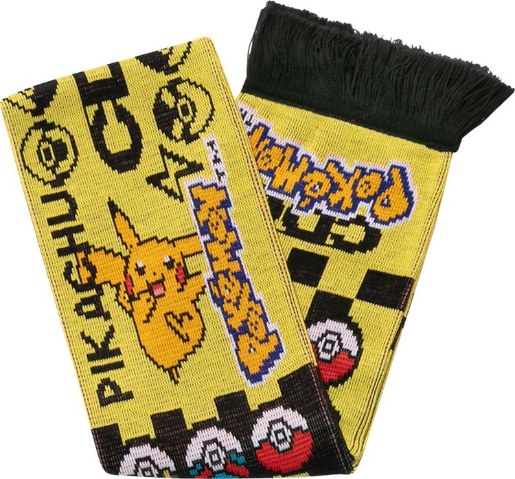 CDG x Pokémon Knit Stole 'Yellow/Black'