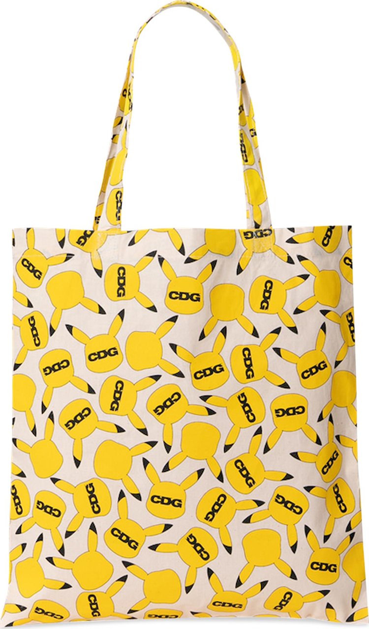 CDG x Pokémon Cotton Tote Bag 'Yellow'