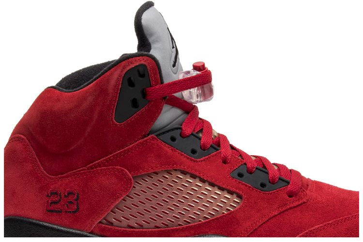 Air Jordan 5 Retro Raging Bull Red Suede