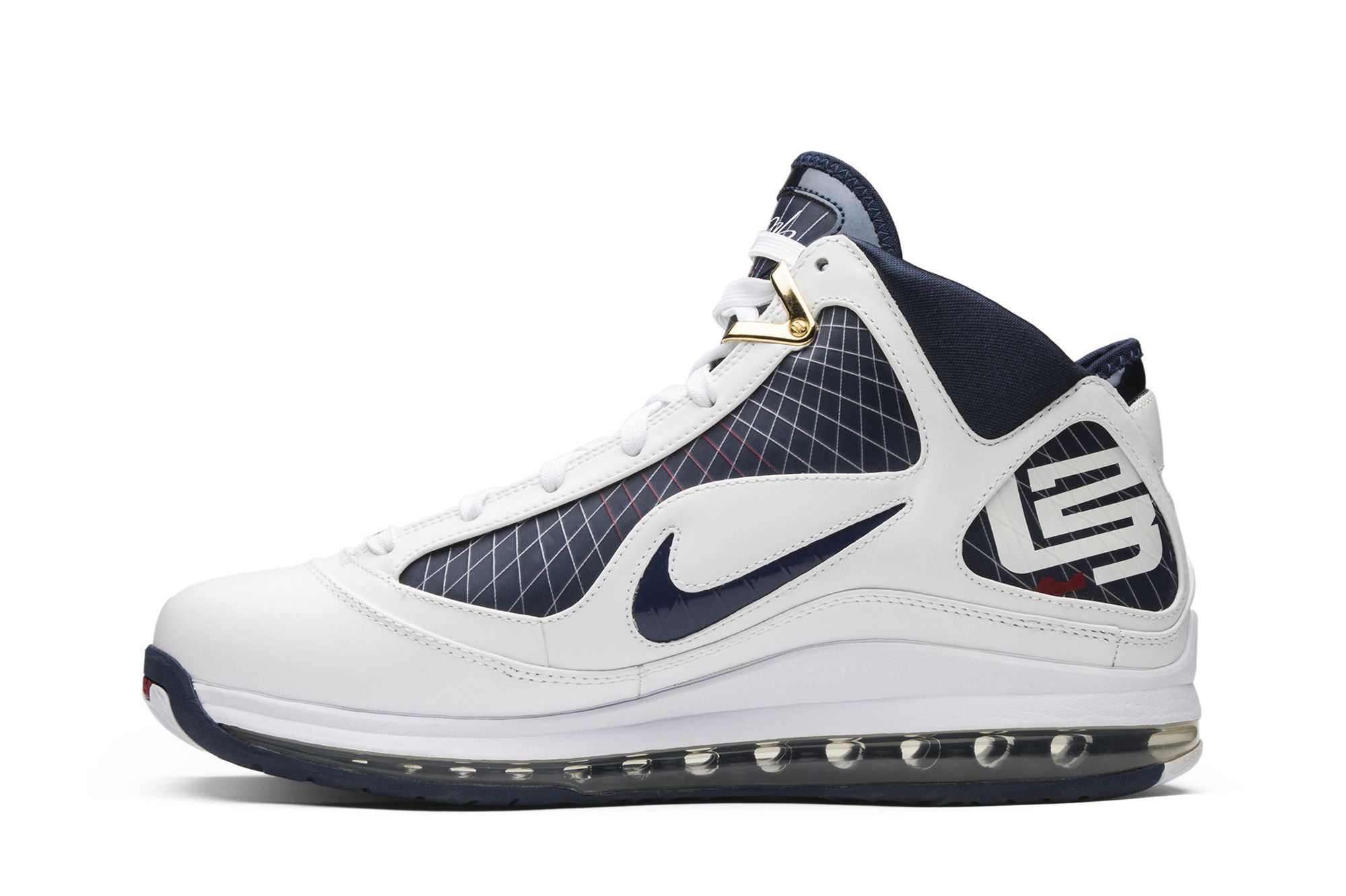 スニーカー Nike LeBron 7 White/Midnight Navy 'Cleveland Cavaliers' 2009 Buy Air Max LeBron 7 'White Midnight Navy' - 375664 111 | GOAT