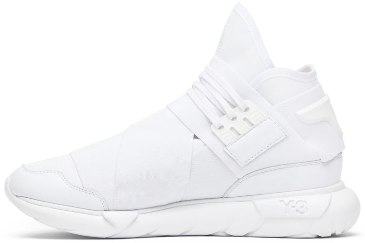 Adidas Y 3 Qasa High Triple White