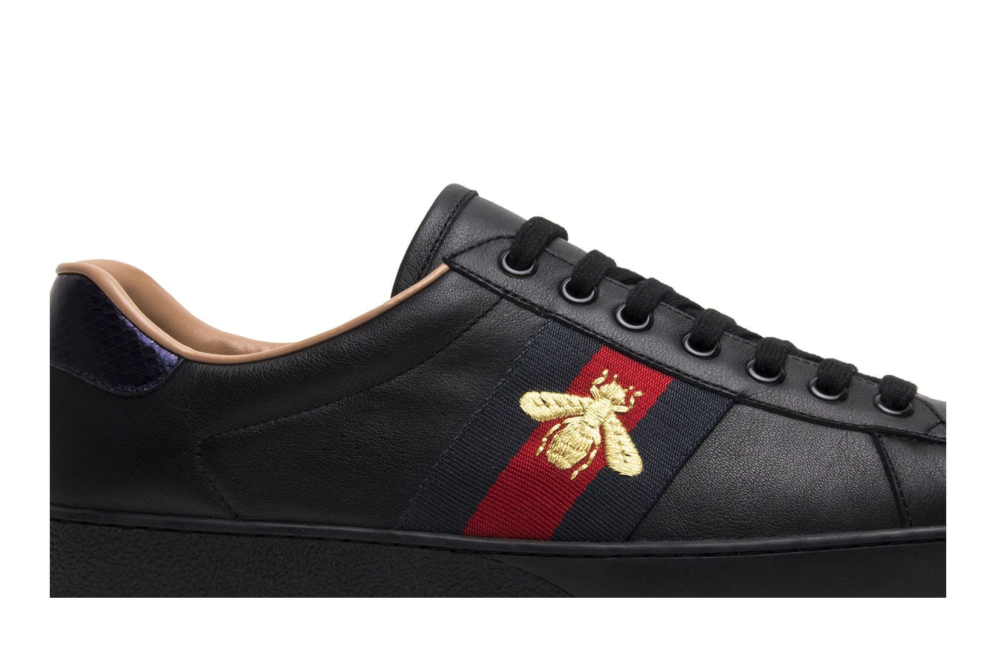 Buy Gucci Ace Embroidered 'Black Bee' - 429446 A38G0 1284 | GOAT
