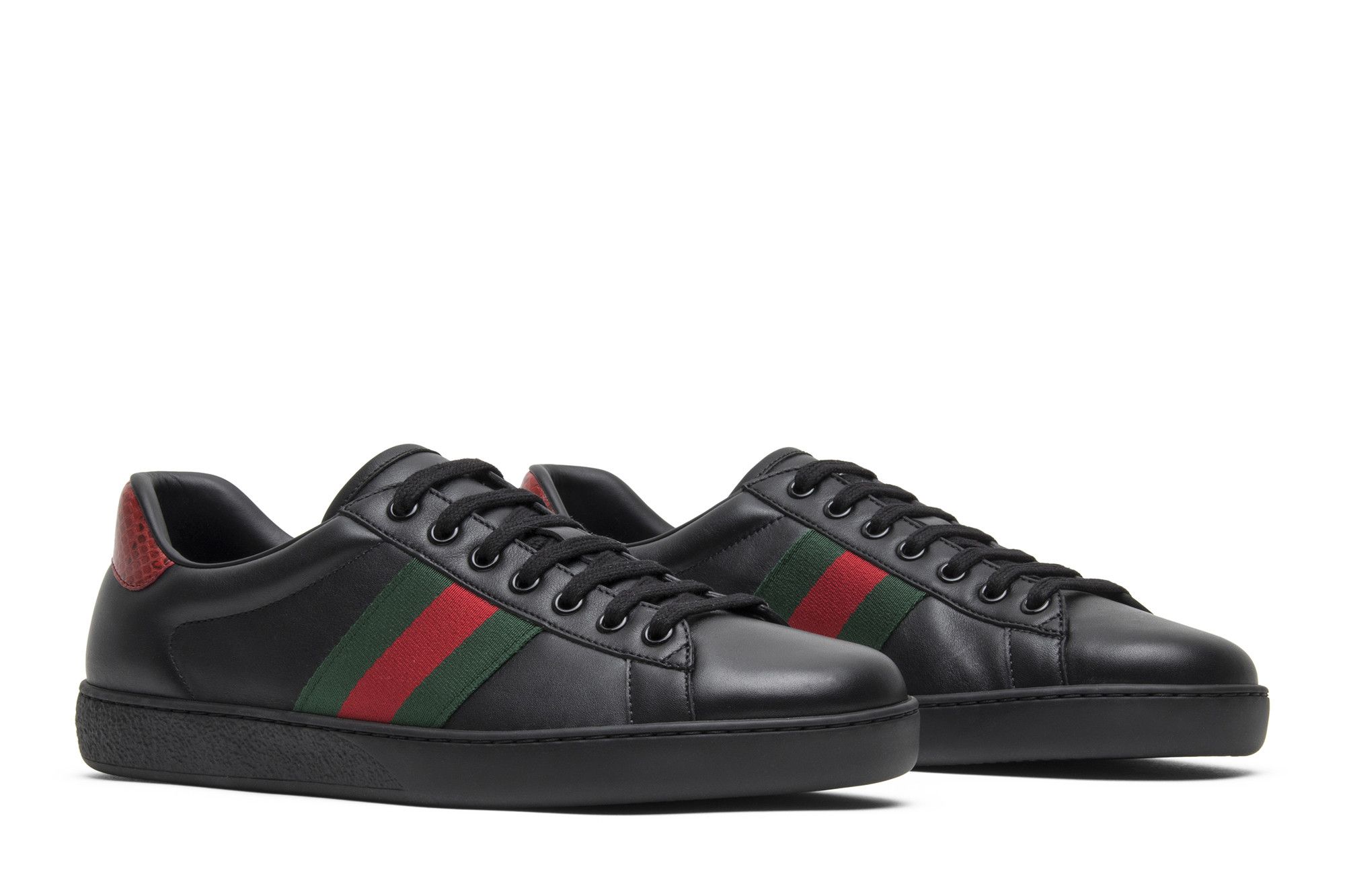 Buy Gucci Ace Leather 'Black' - 386750 A38D0 1078 | GOAT