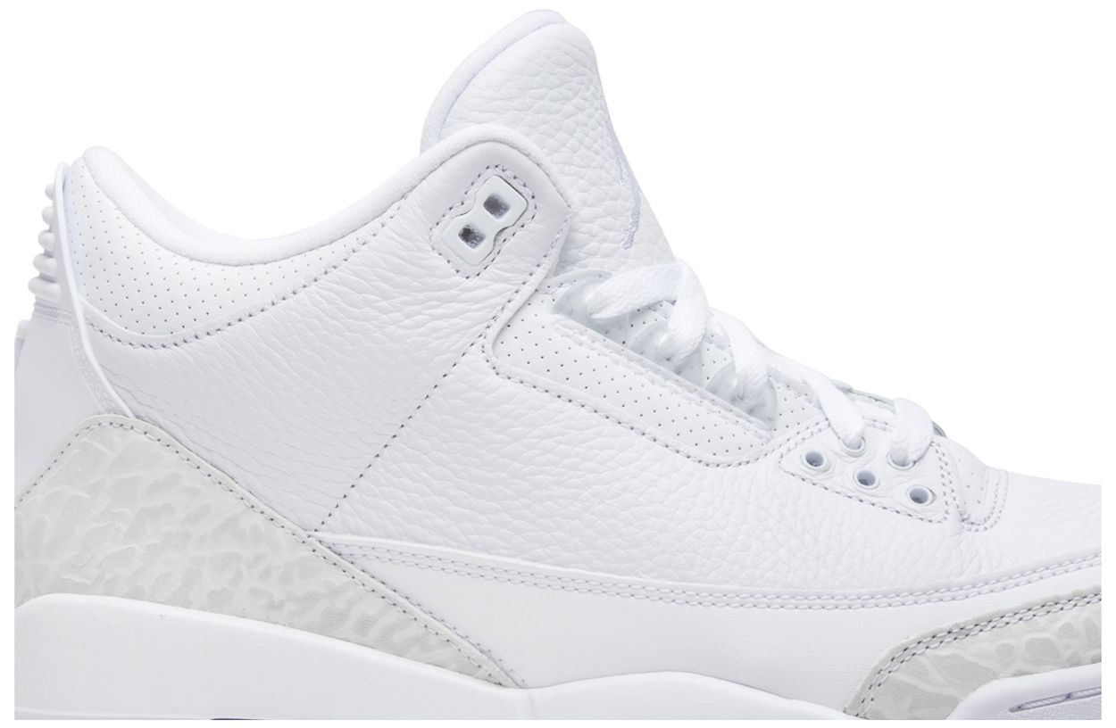 triple white jordans