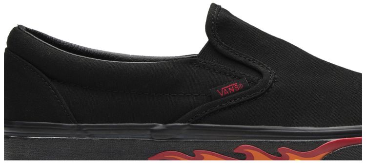 Vans Slip On Flame Wall