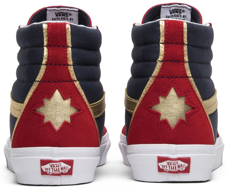 Vans Marvel x SK8 Hi Captain Marvel