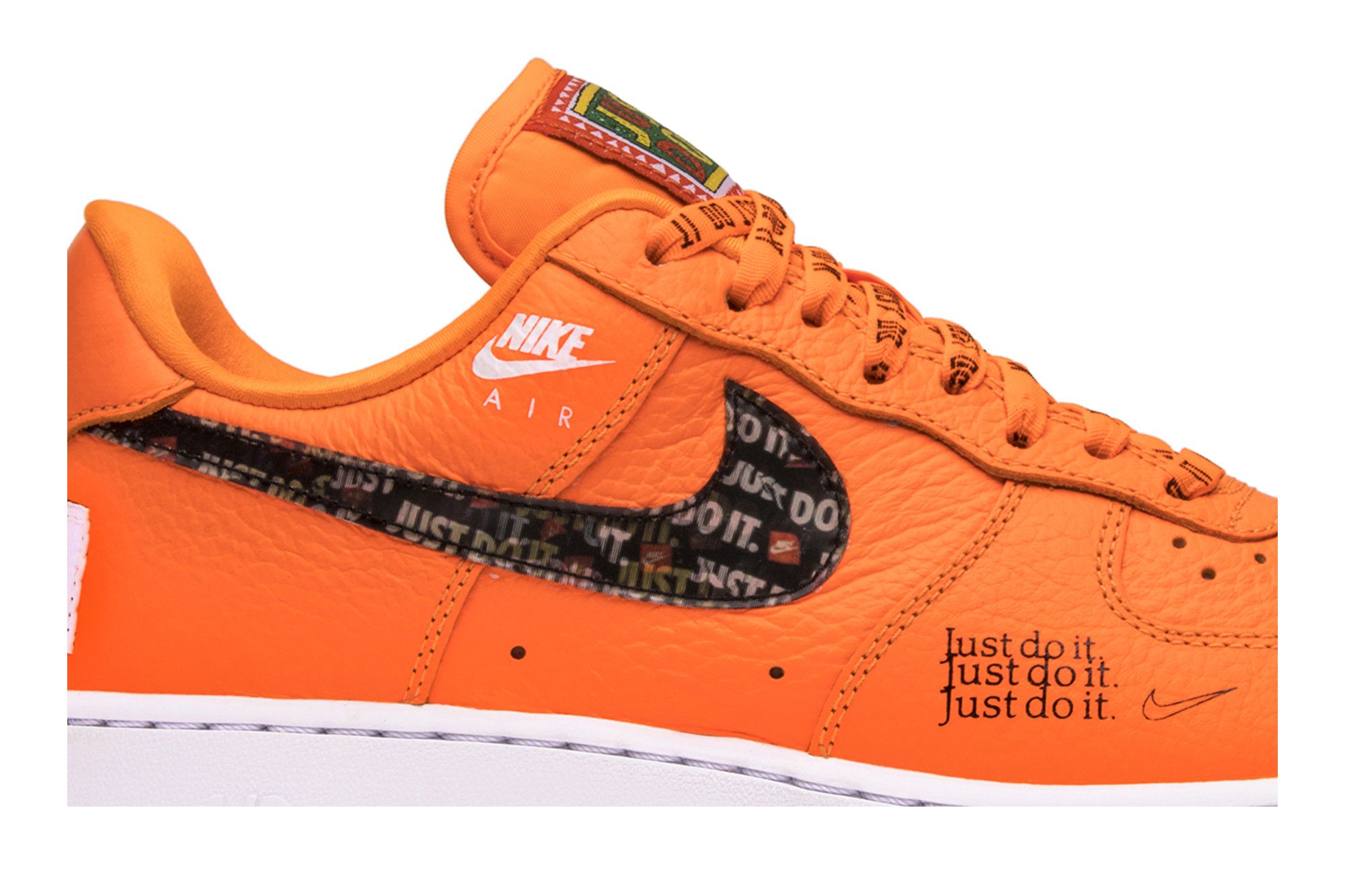 Nike orange just do it top