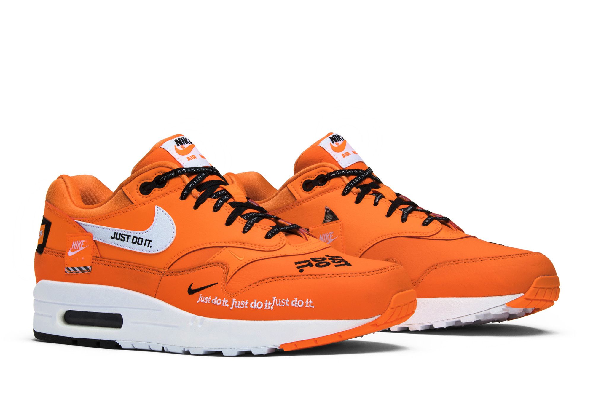 air max 1 just do it orange men's