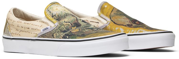 Vincent Van Gogh x Vans Slip On Skull