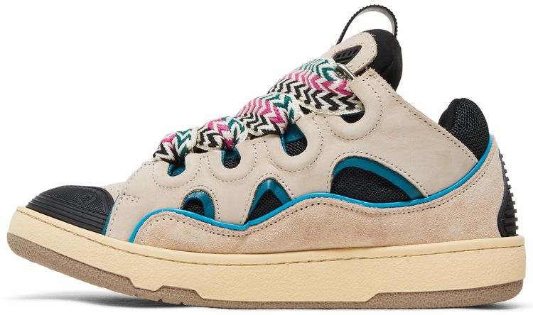 Lanvin Wmns Curb Sneakers Ecru Black