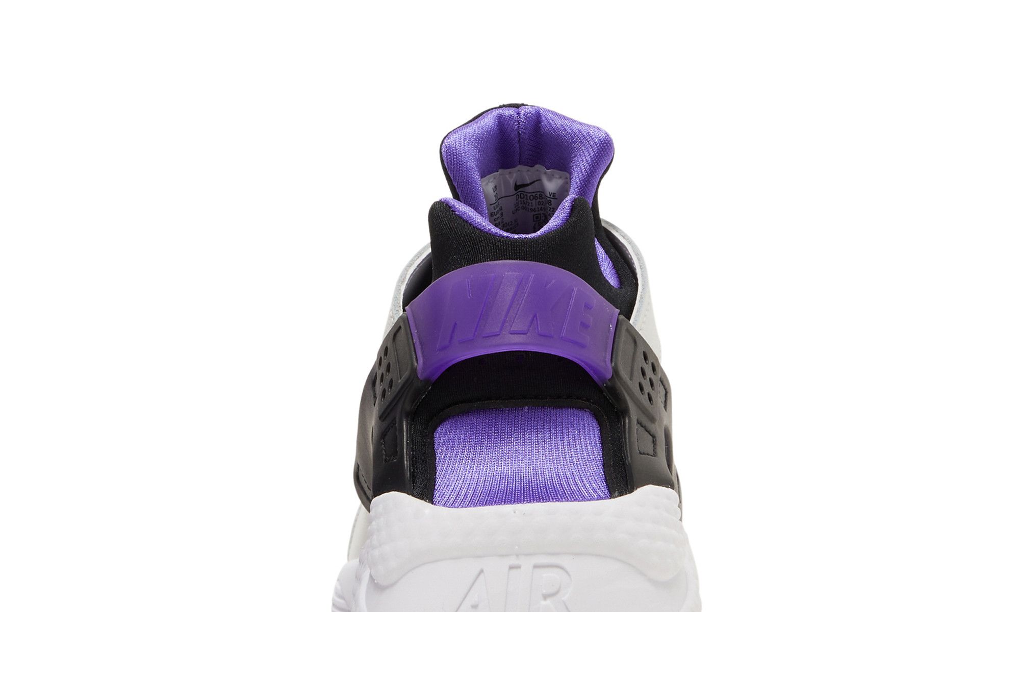 nike huarache white purple
