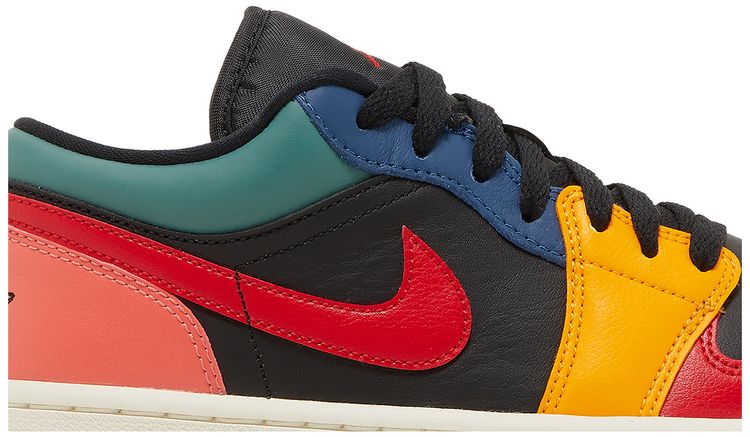 Wmns Air Jordan 1 Low SE Black Multi Color