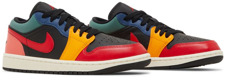 Wmns Air Jordan 1 Low SE Black Multi Color
