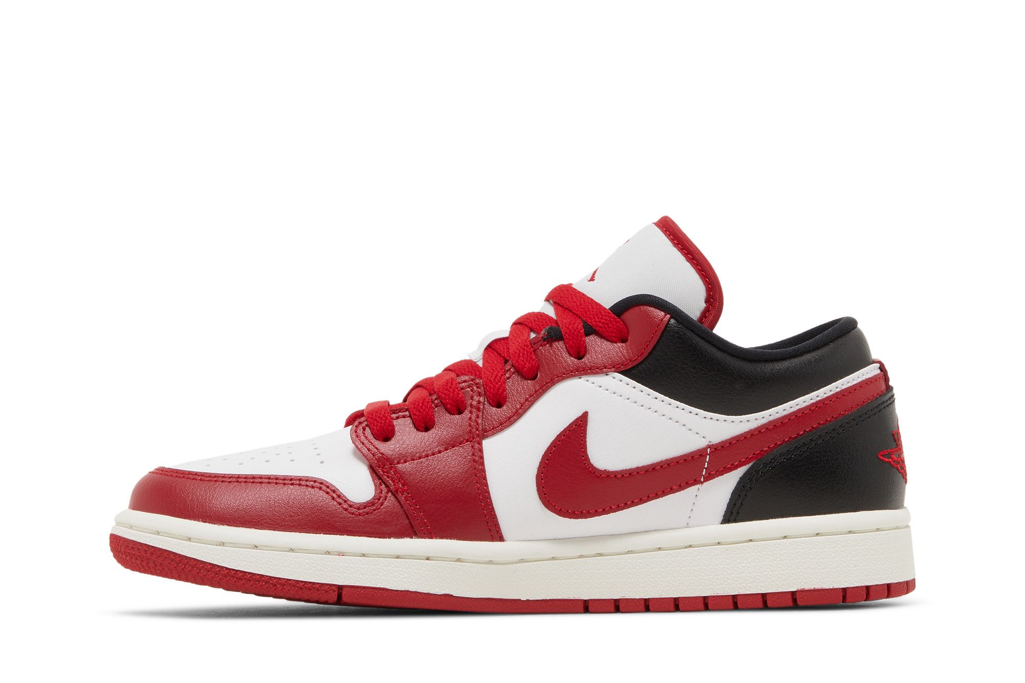 Air jordan 1 low white red new arrivals