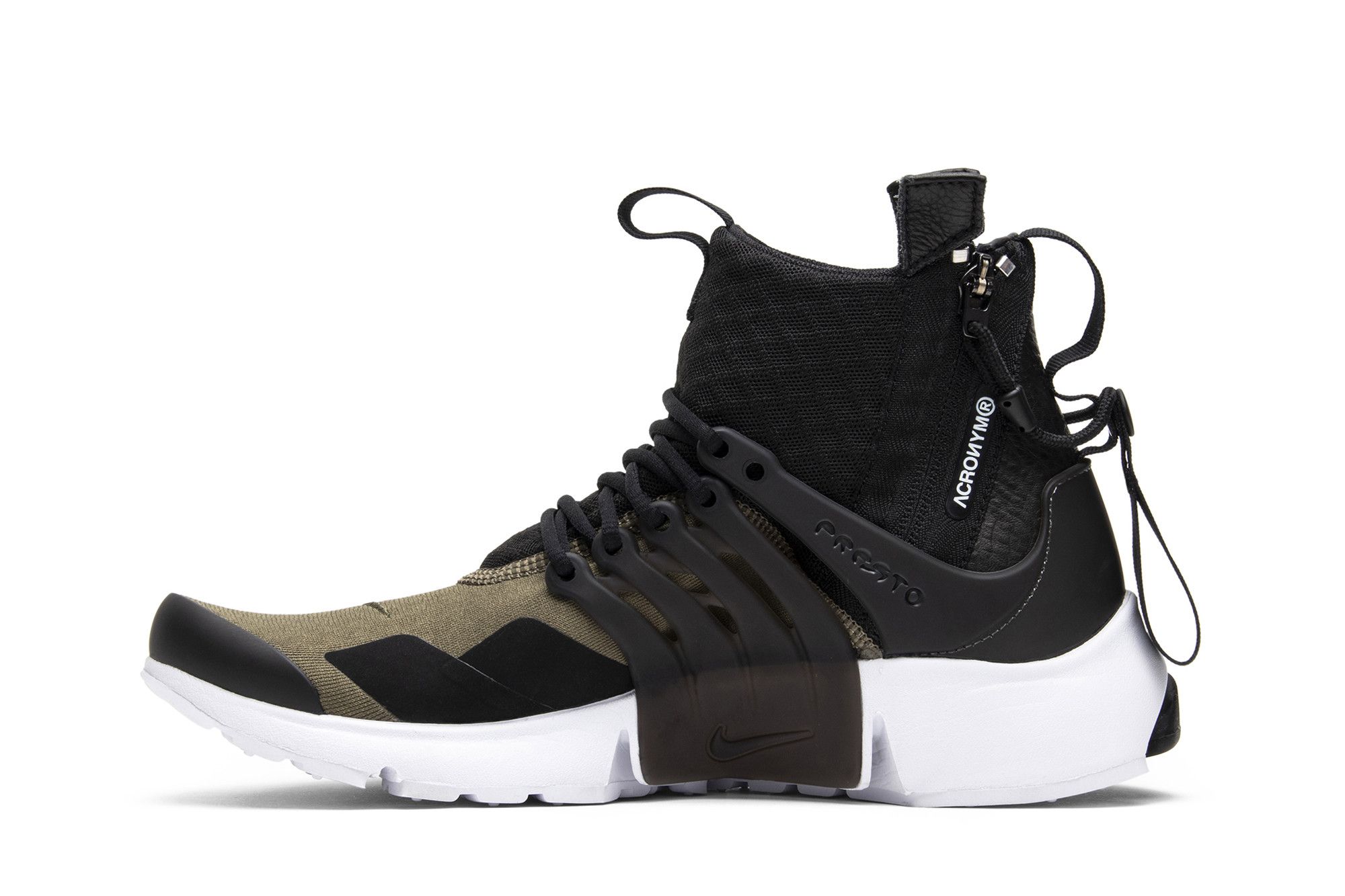 【正規取扱店】 Buy GOAT | 200 844672 - 'Olive' Mid Presto Air x Acronym スニーカー