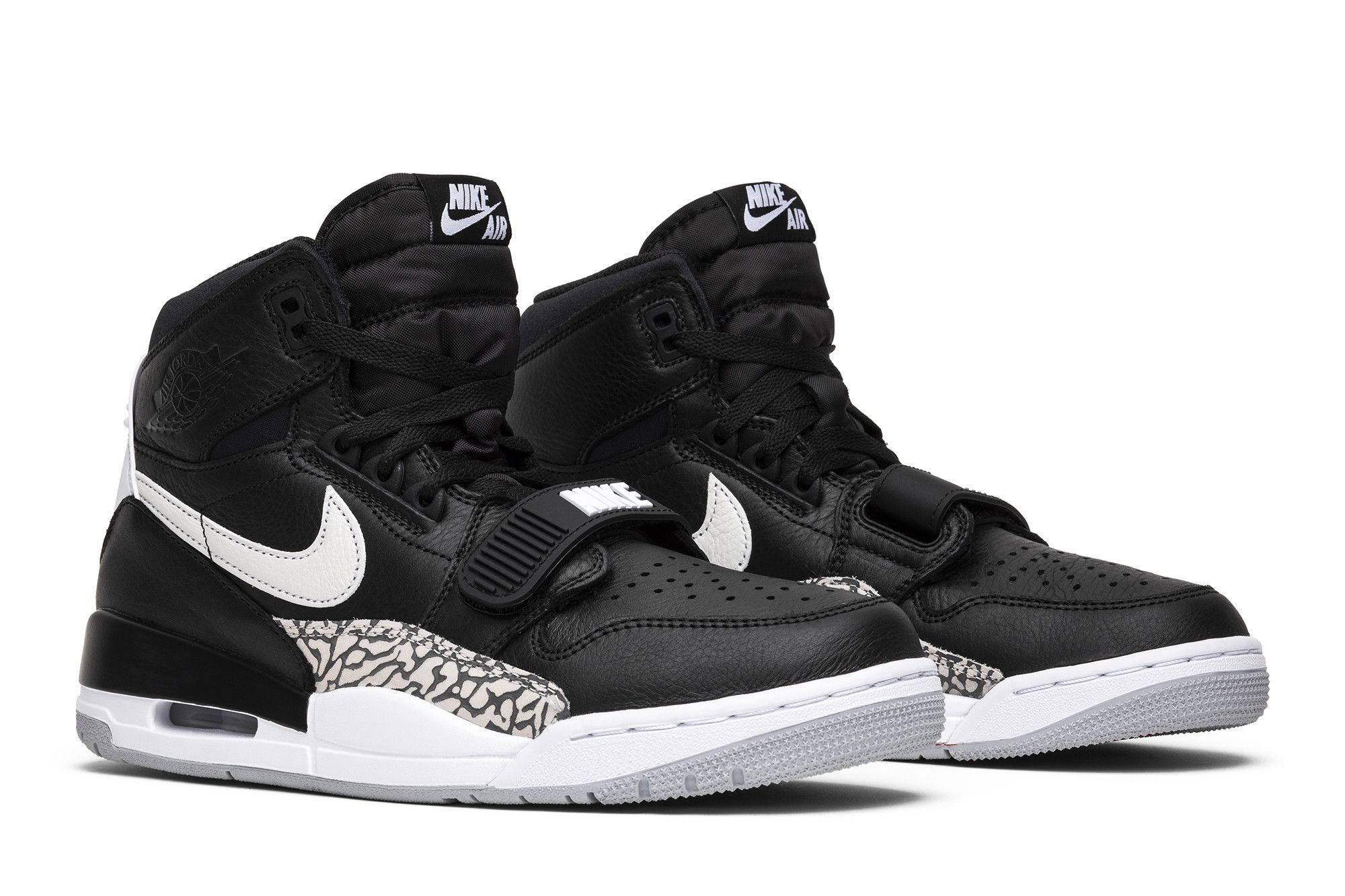 Size 10.0 Jordan Legacy 312 'Black Cement'