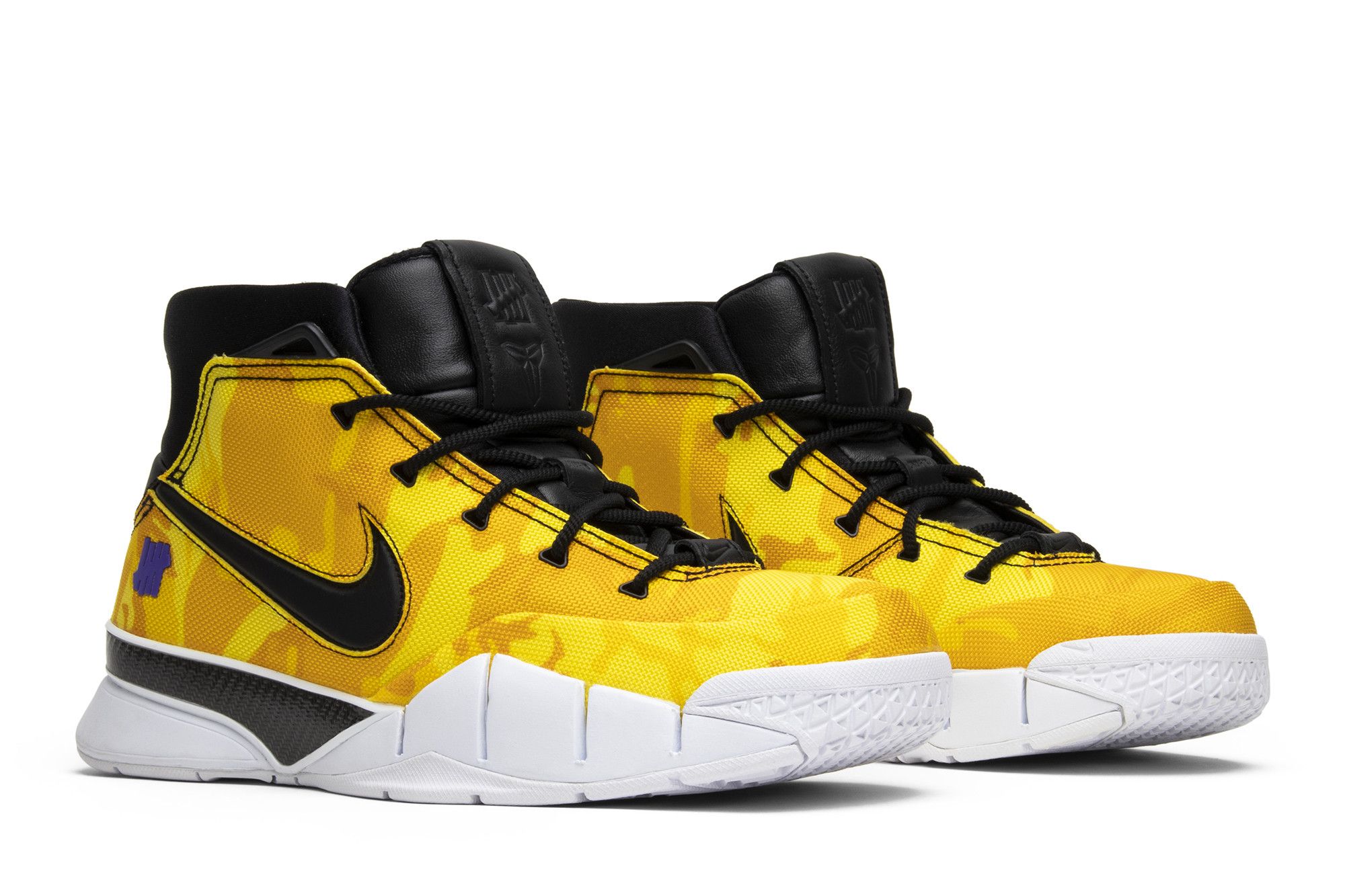 Buy Undefeated x Zoom Kobe 1 Protro Yellow Camo BV1207 901 GOAT