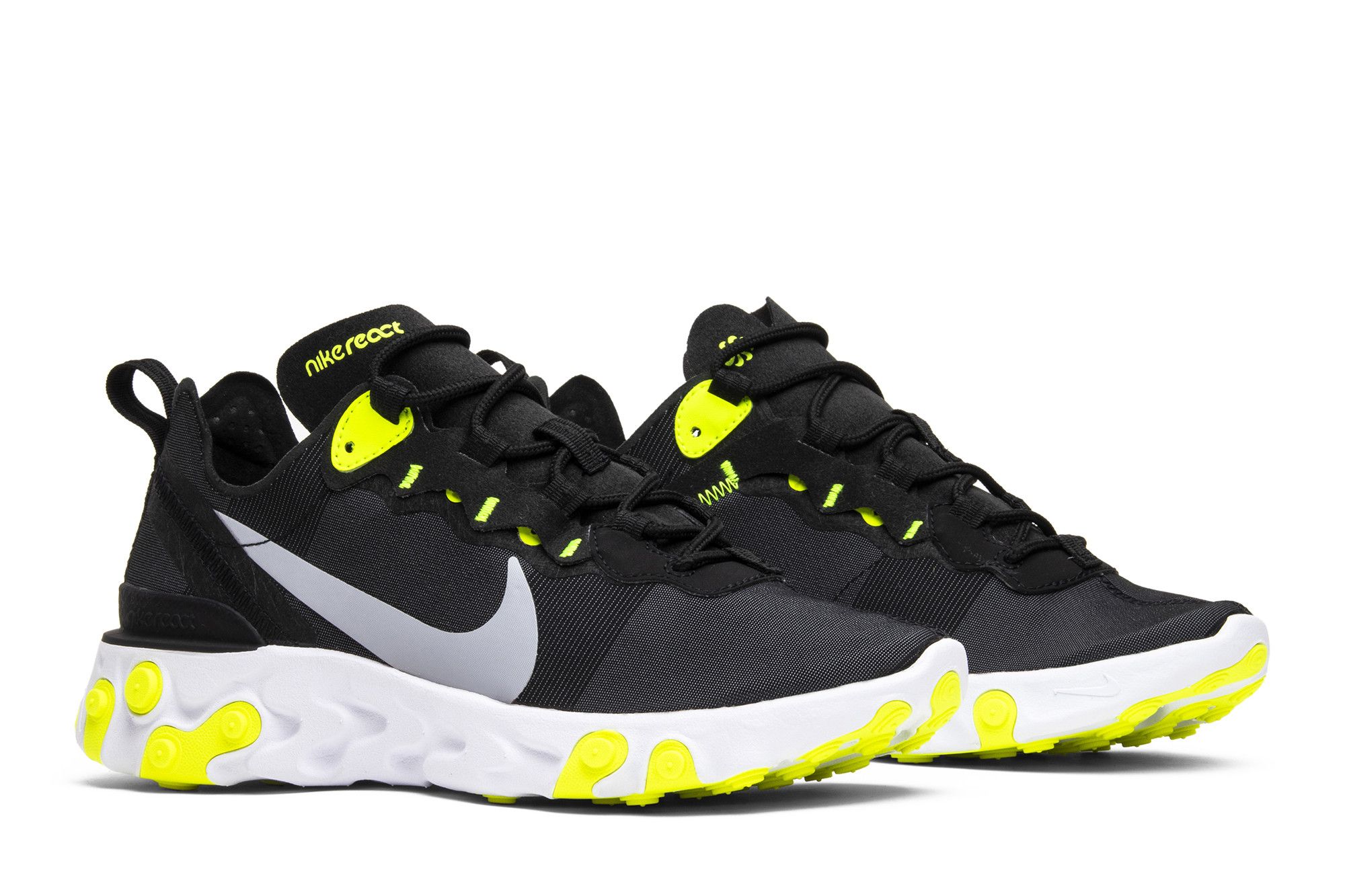 Nike react element 55 women's black shop