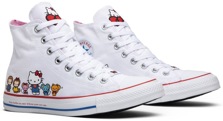 Hello Kitty x Converse Chuck Taylor All Star Canvas Hi White