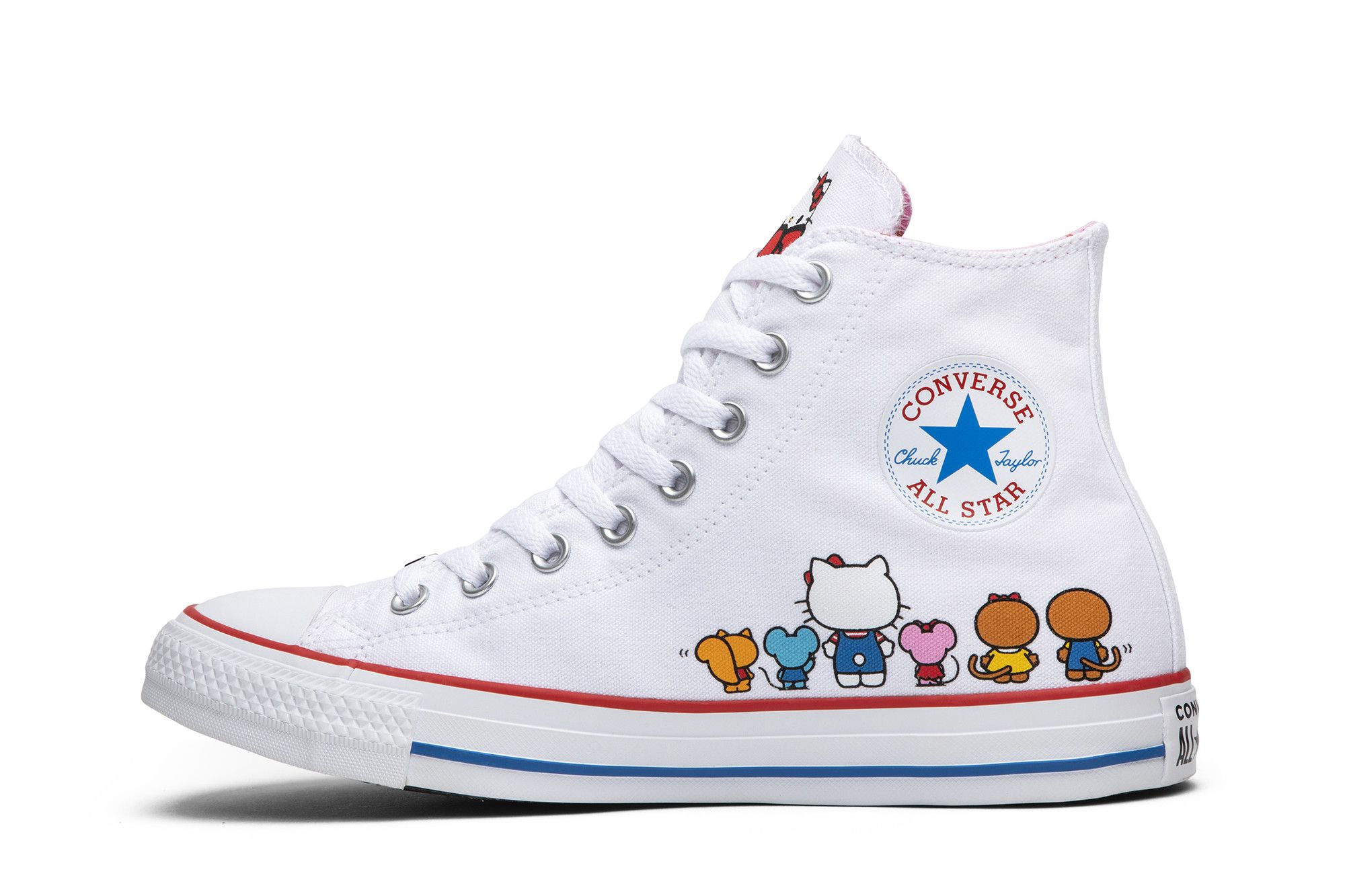 Converse x hello kitty chuck taylor white shoes deals