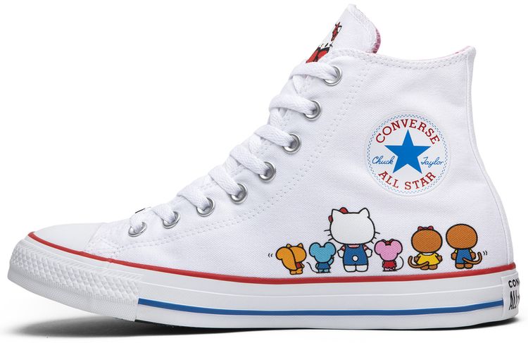 Hello Kitty x Converse Chuck Taylor All Star Canvas Hi White