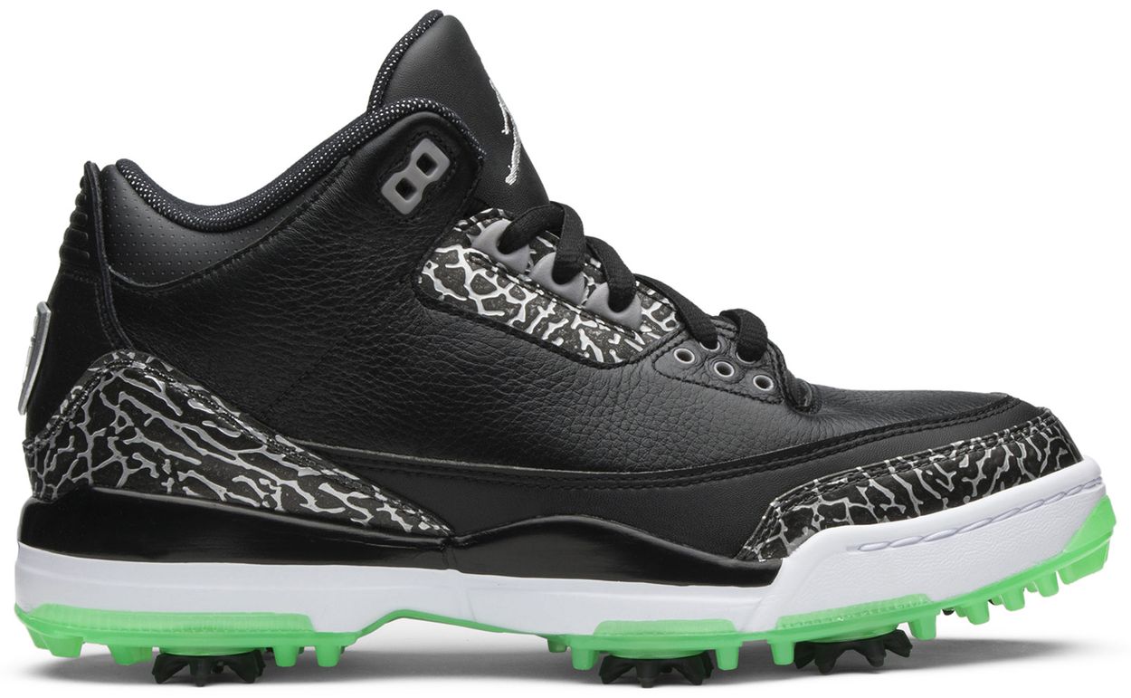 jordan 3 golf shoes black