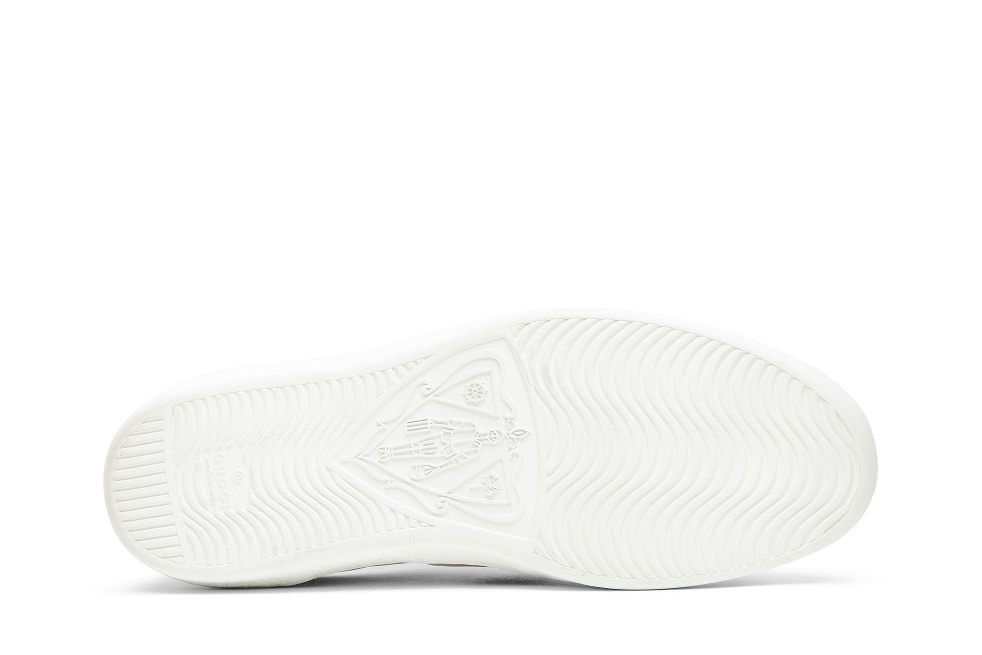 Buy Gucci Stripe Leather Sneaker 'White Red Black' - 523469 0FIV0